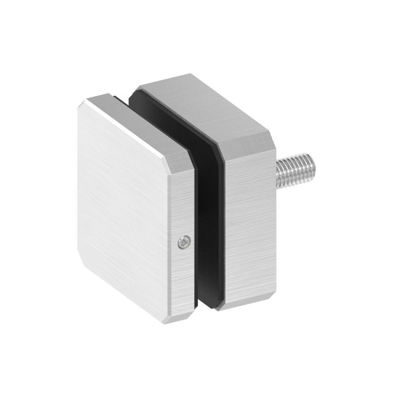 Vite fermavetro quadrata 63x63 AISI 304 satinata