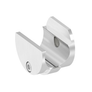 Supporto guida a muro per porta scorrevole AISI 304 sat.
