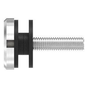 Fissaggio puntuale vetro Ø30 M8x45 AISI 304 satinato