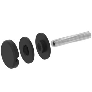 Fissaggio puntuale nero Ø30 mm AISI 304 | IN109