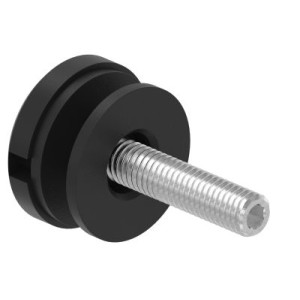 Fissaggio puntuale nero Ø30 mm AISI 304 | IN109