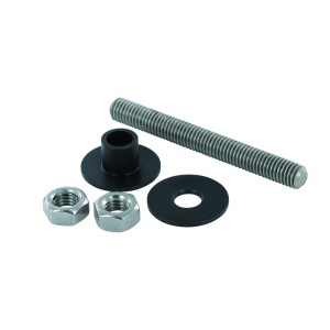 Set montaggio maniglione vetro AISI 304 satinato