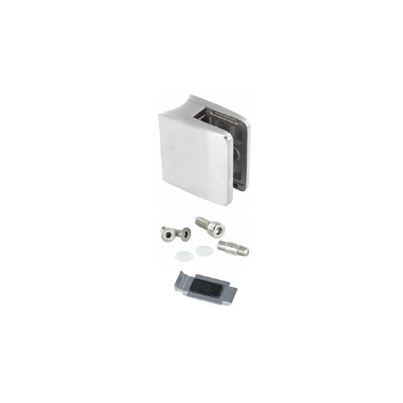 Pinza mod. 04 per tubo d. 42,4mm zamac finitura inox