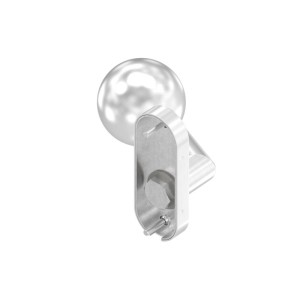 Pomolo fisso inox AISI 304 satinato | IN113-323