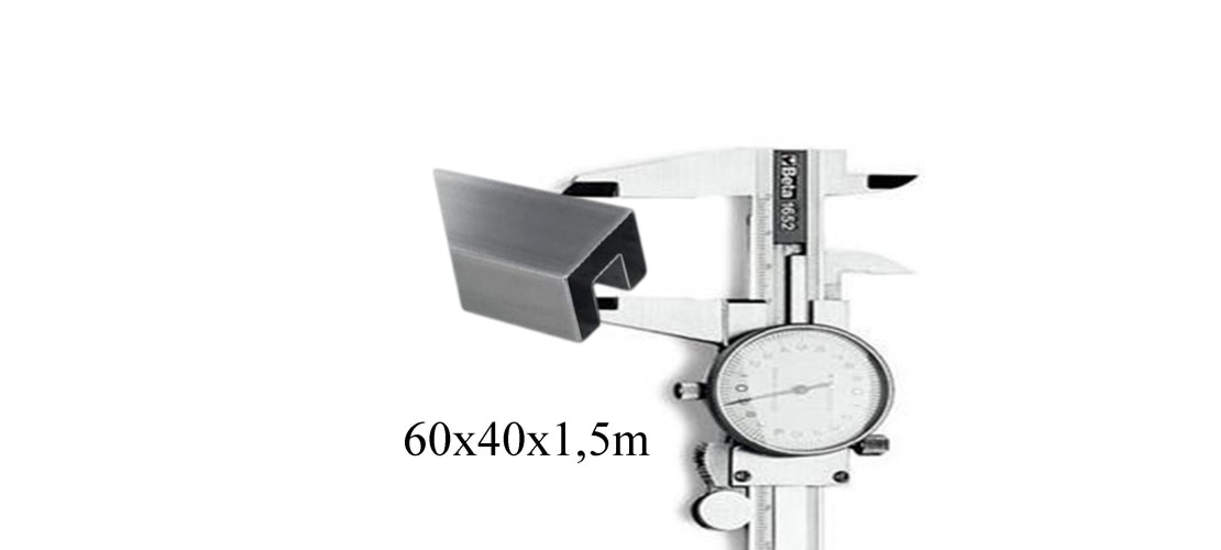 Per tubo 60x40x1,5mm