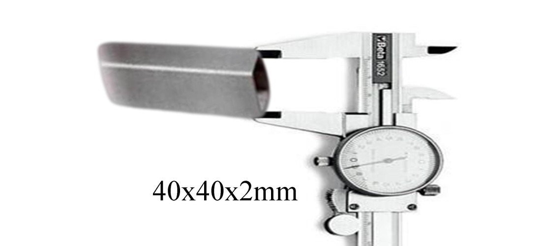 Curve e snodi AISI 316 tubolare 40x40x2 mm | Turra