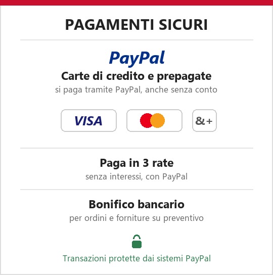 Metodi di pagamento accettati